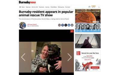 Burnaby resident appears in popular animal rescue TV show
