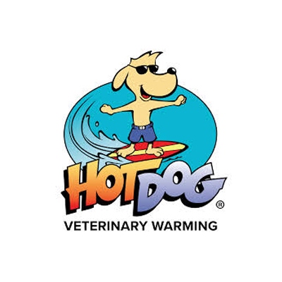 hot dog veterinary warming logo