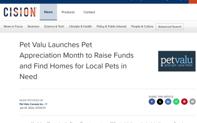 Pet Valu Launches Pet Appreciation Month