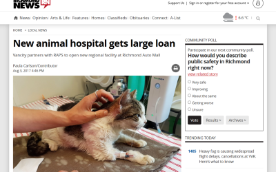 New animal hospital gets large loan